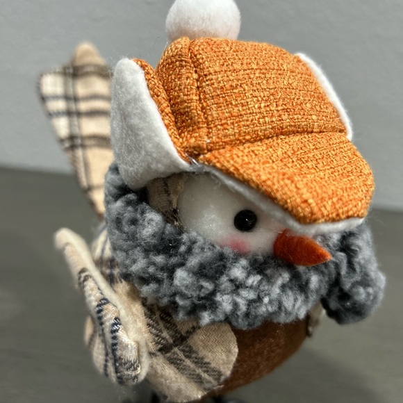 Fall Fabric Bird with trapper hat Similar to* Target fall birds - Picture 5 of 5